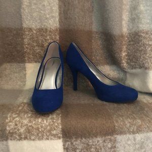 XAPPEAL Royal Blue Suede Pumps